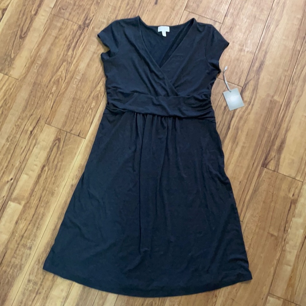 Maternity nursing grey dress size small NWT a:glow women’s